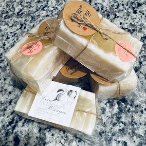 Handmade Sweet Lemon Meringue Soap Bars | Artisan | Gift Ready